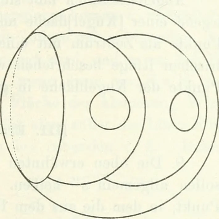 An illustration from Wolfgang und Johann Bolyai geometrische Untersuchungen. Mit Unterstützung der Ungarischen Akademie der Wissenschaften hrsg. von Paul Stäckel, 1913, leaf 94