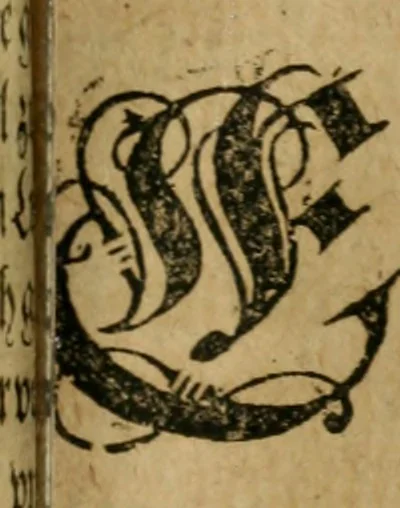 An illustration from Wolmeinendes Bedencken, von der Fama vnd Confession der Brüderschafft dess Rosen Creutzes : eine Vniuersal Reformation vnd Vmbkehrung der gantzen Welt vor dem jüngsten Tag zu einem jrrdischen Paradeyss, wie es Adam vor dem Fall innegehabt, vnd Restitution aller Künste vnd Weissheit, als Adam nach dem Fall, Enoch, Salomon, [et]c. gehabt haben betreffent ..., 1616, leaf 68