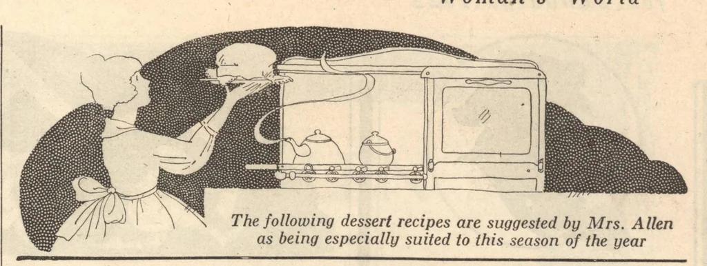 An illustration from Woman's World "The Magazine of the Middle West" (January, 1922), 1922, leaf 13