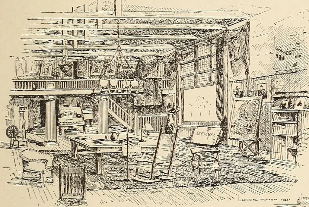 An illustration from The woman's book, dealing practically with the modern conditions of home-life, self-support, education, opportunties, and every-day problems, 1894, leaf 92