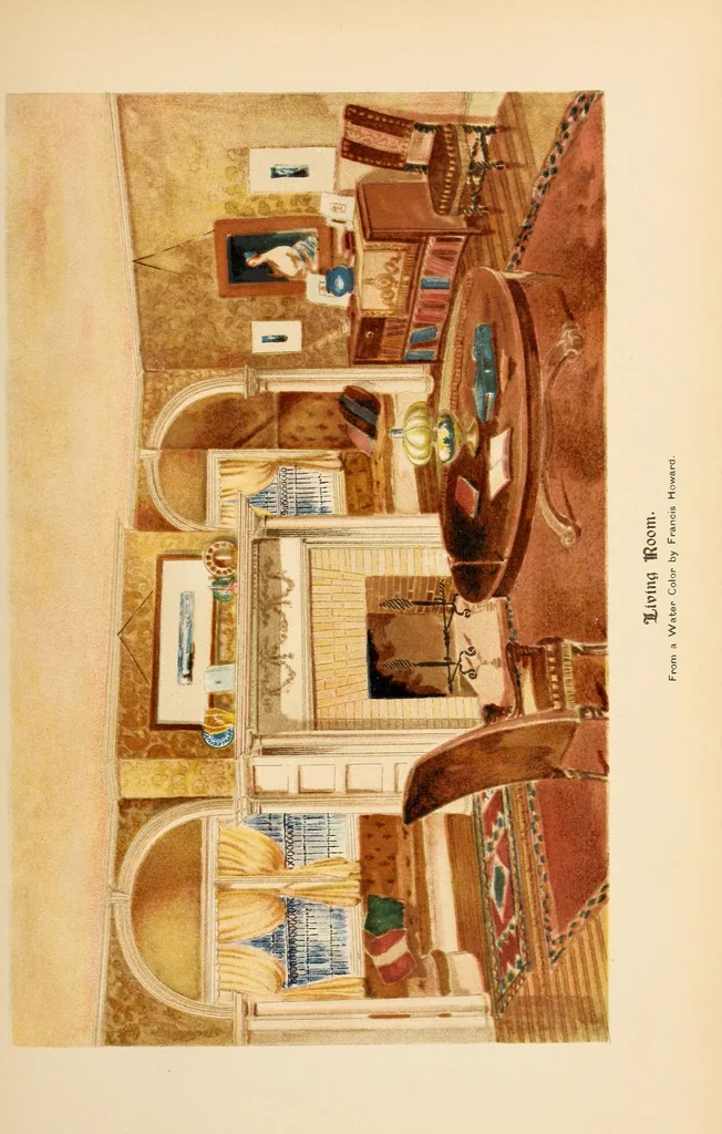 An illustration from The woman's book, dealing practically with the modern conditions of home-life, self-support, education, opportunties, and every-day problems, 1894, leaf 401