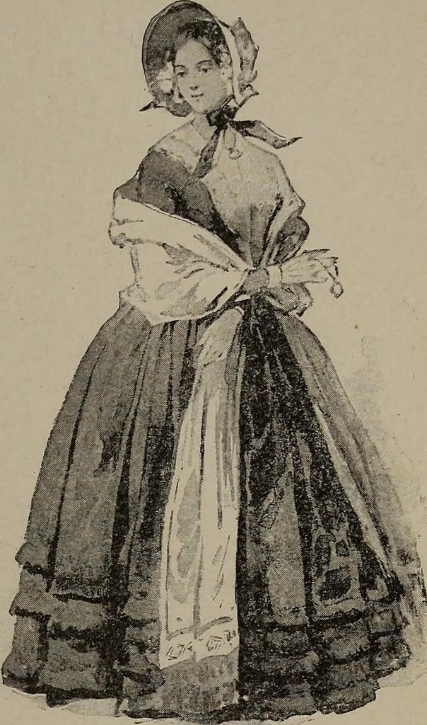 An illustration from The woman's book : dealing practically with the modern conditions of home-life, self-support, education, opportunties, and every-day problems, 1894, leaf 212