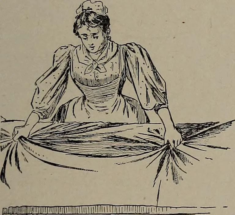 An illustration from The woman's book : dealing practically with the modern conditions of home-life, self-support, education, opportunties, and every-day problems, 1894, leaf 326