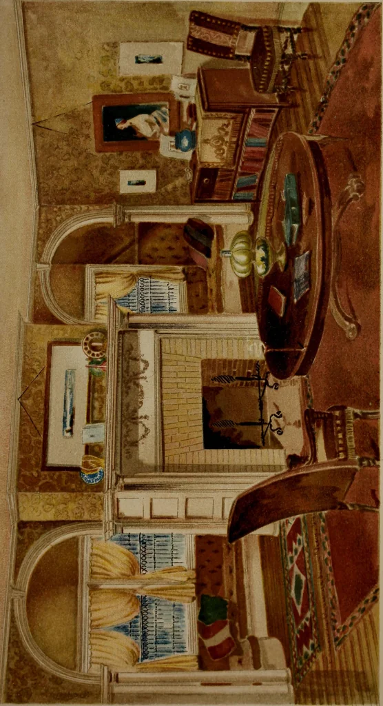 An illustration from The woman's book : dealing practically with the modern conditions of home-life, self-support, education, opportunties, and every-day problems, 1894, leaf 388