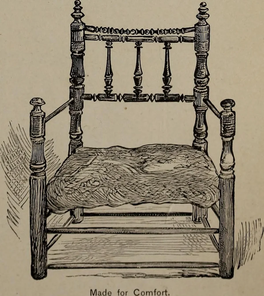 An illustration from The woman's book : dealing practically with the modern conditions of home-life, self-support, education, opportunties, and every-day problems, 1894, leaf 156
