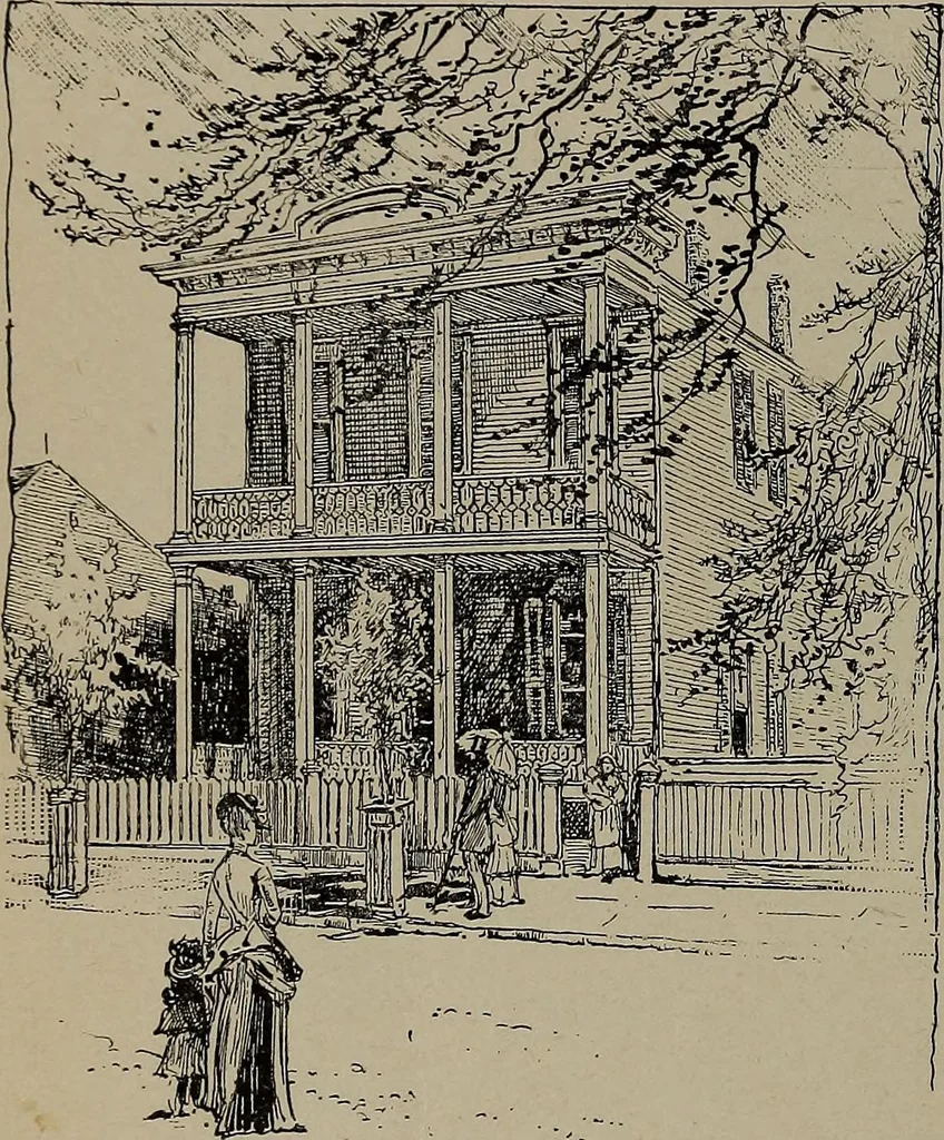 An illustration from The woman's book : dealing practically with the modern conditions of home-life, self-support, education, opportunties, and every-day problems, 1894, leaf 329