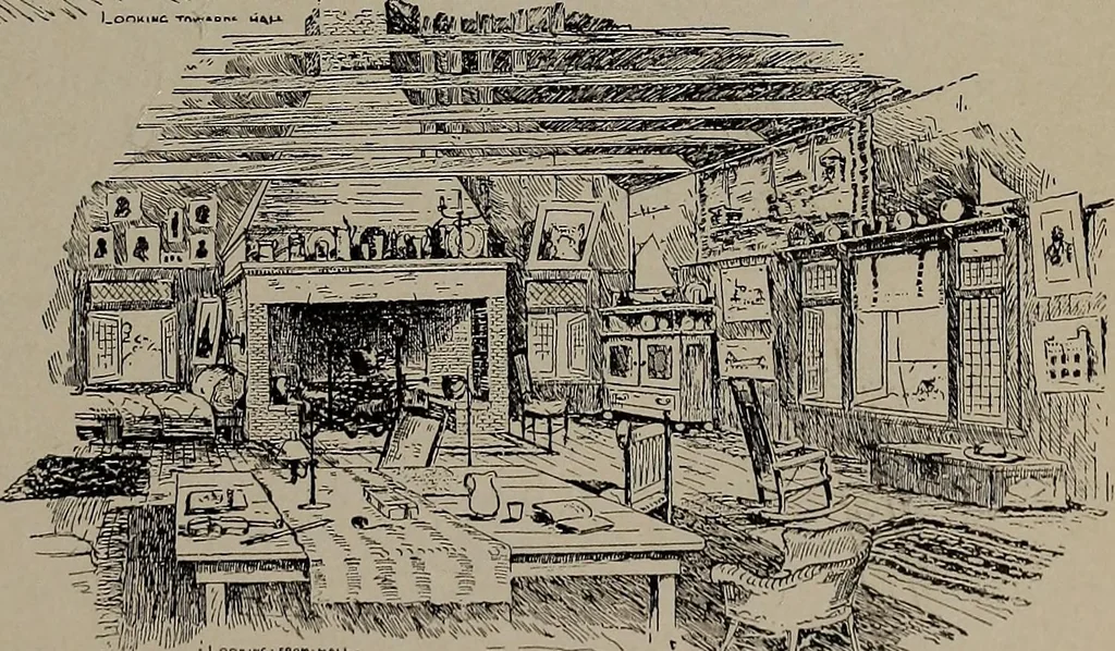 An illustration from The woman's book : dealing practically with the modern conditions of home-life, self-support, education, opportunties, and every-day problems, 1894, leaf 90