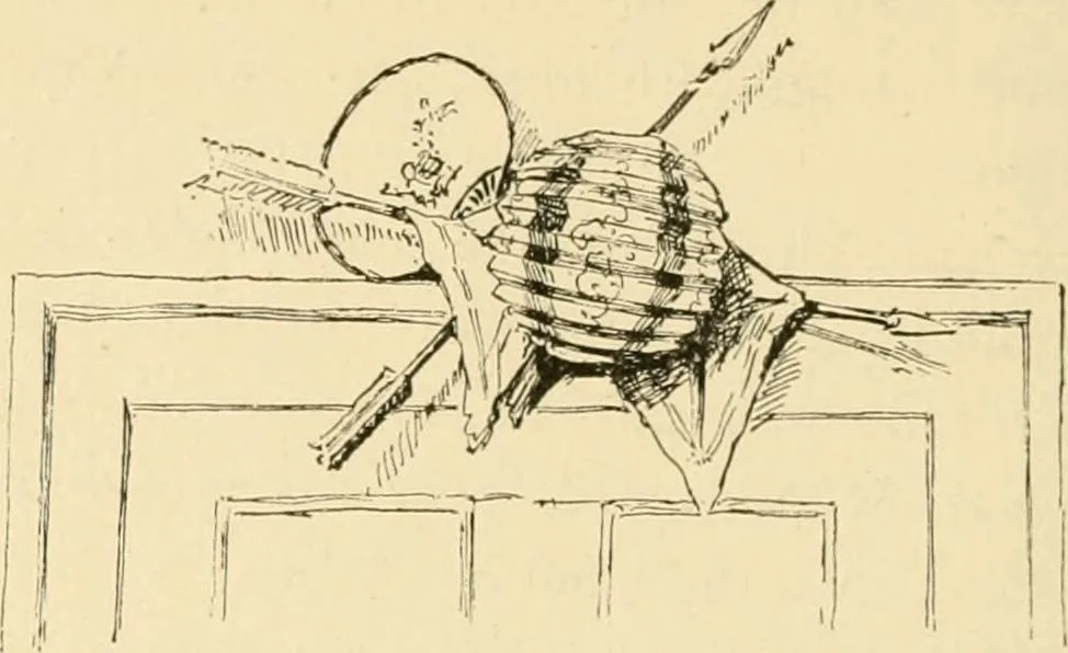 An illustration from Woman’s handiwork in modern homes, by Constance Cary Harrison; with numerous illustrations and five colored plates from designs by Samuel Colman, Rosina Emmet, George Gibson, and others, 1881, leaf 227