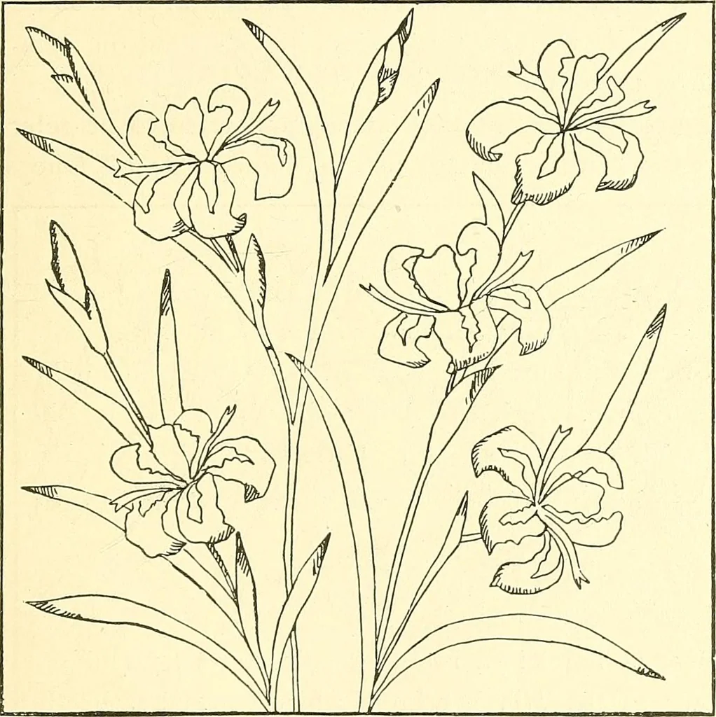 An illustration from Woman’s handiwork in modern homes, by Constance Cary Harrison; with numerous illustrations and five colored plates from designs by Samuel Colman, Rosina Emmet, George Gibson, and others, 1881, leaf 236