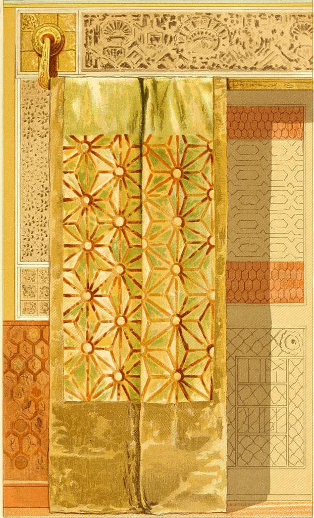 An illustration from Woman’s handiwork in modern homes, by Constance Cary Harrison; with numerous illustrations and five colored plates from designs by Samuel Colman, Rosina Emmet, George Gibson, and others, 1881, leaf 82