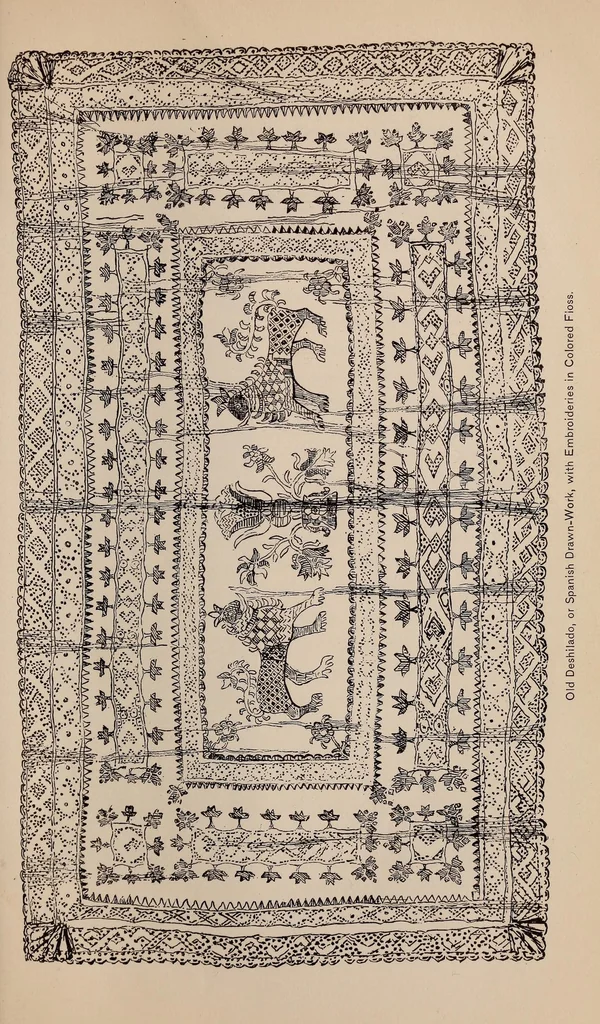 An illustration from Woman's handiwork in modern homes, 1881, leaf 111