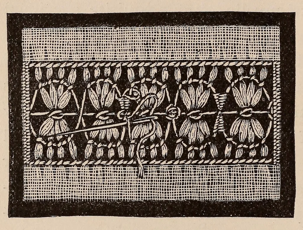 An illustration from Woman's handiwork in modern homes, 1881, leaf 116