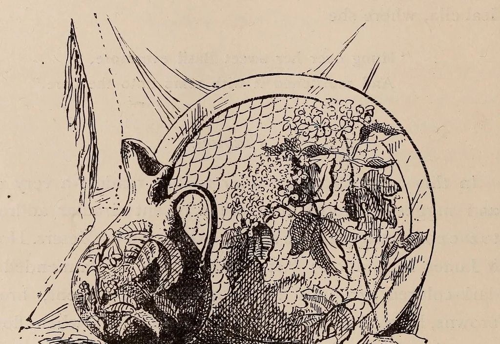 An illustration from Woman's handiwork in modern homes, 1881, leaf 154