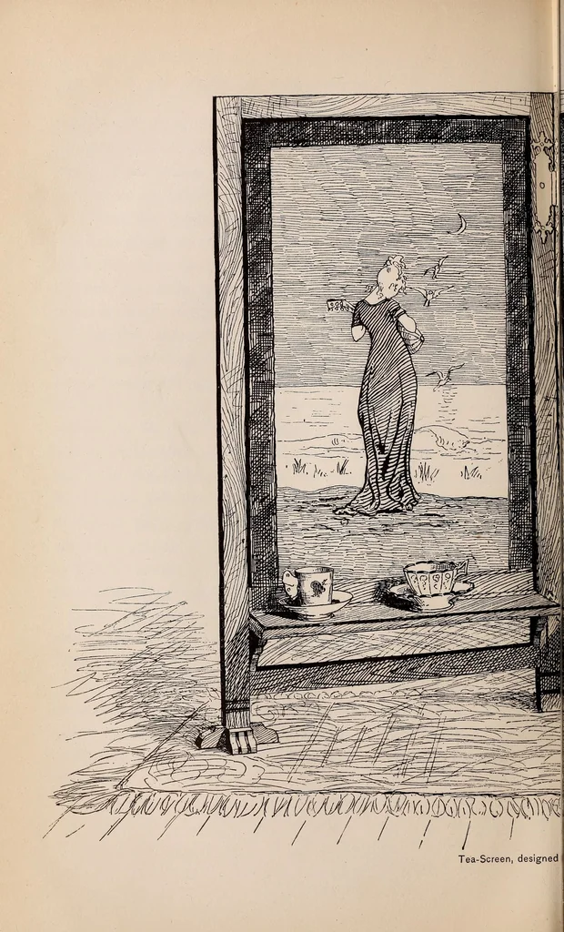 An illustration from Woman's handiwork in modern homes, 1881, leaf 194