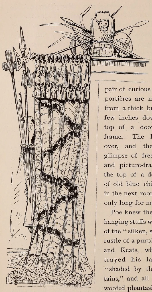 An illustration from Woman's handiwork in modern homes, 1881, leaf 222