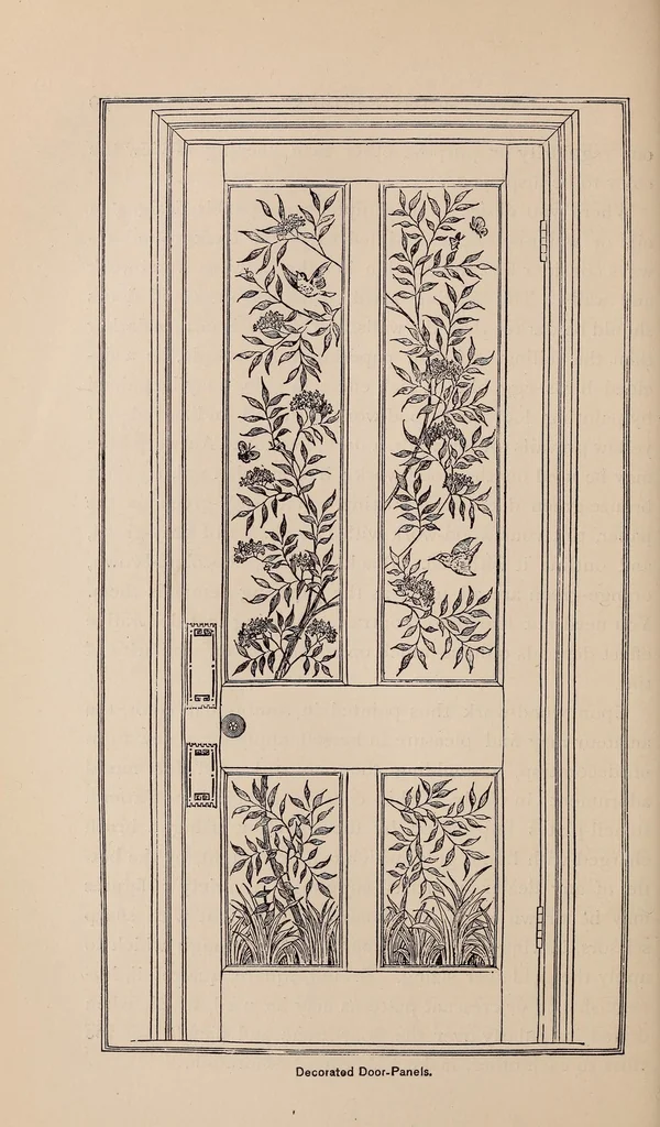 An illustration from Woman's handiwork in modern homes, 1881, leaf 240