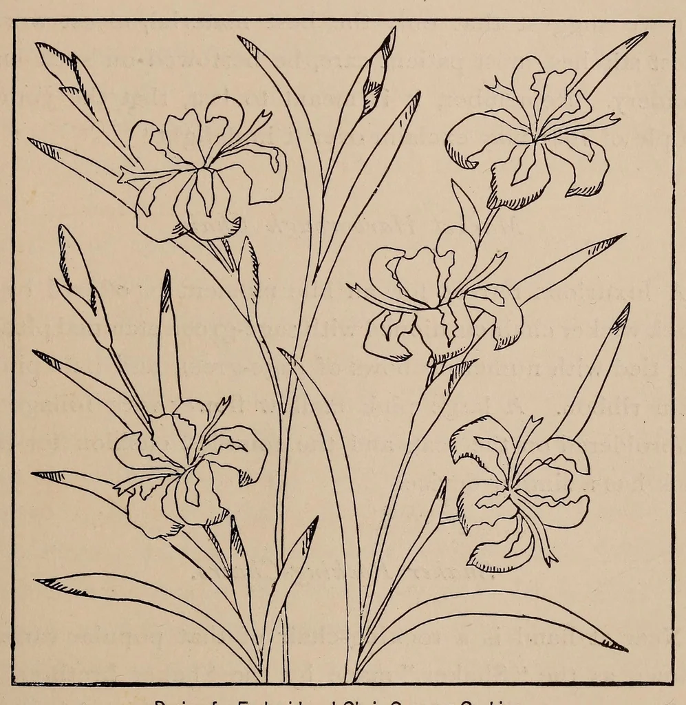 An illustration from Woman's handiwork in modern homes, 1881, leaf 251