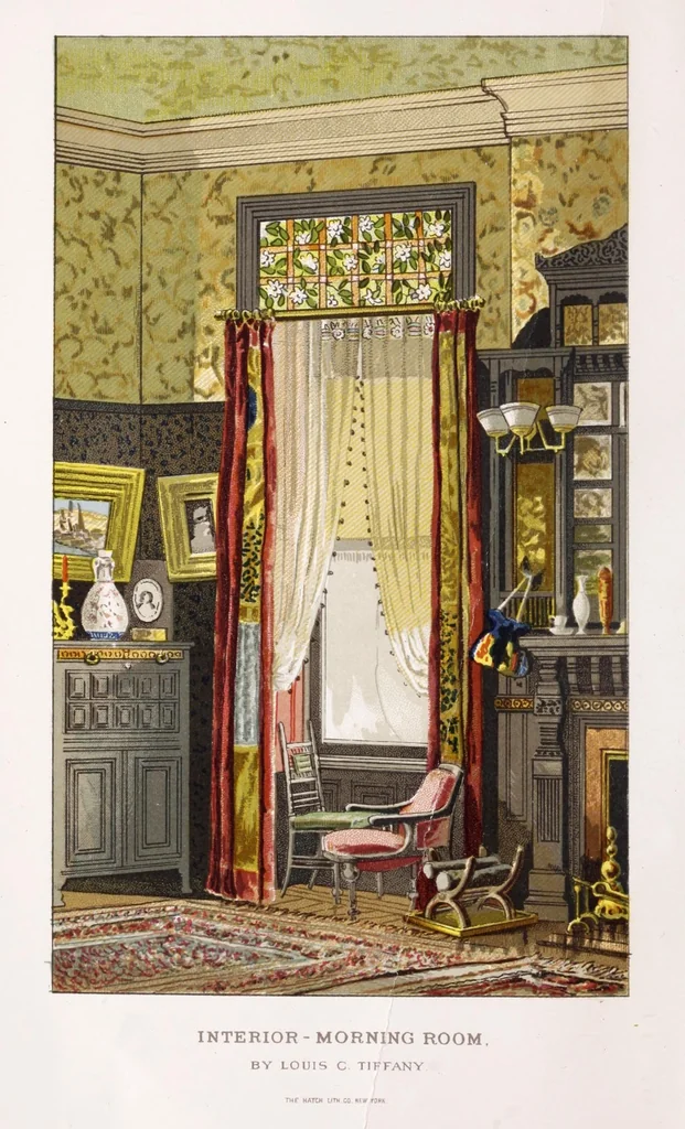 An illustration from Woman's handiwork in modern homes, 1882, leaf 8