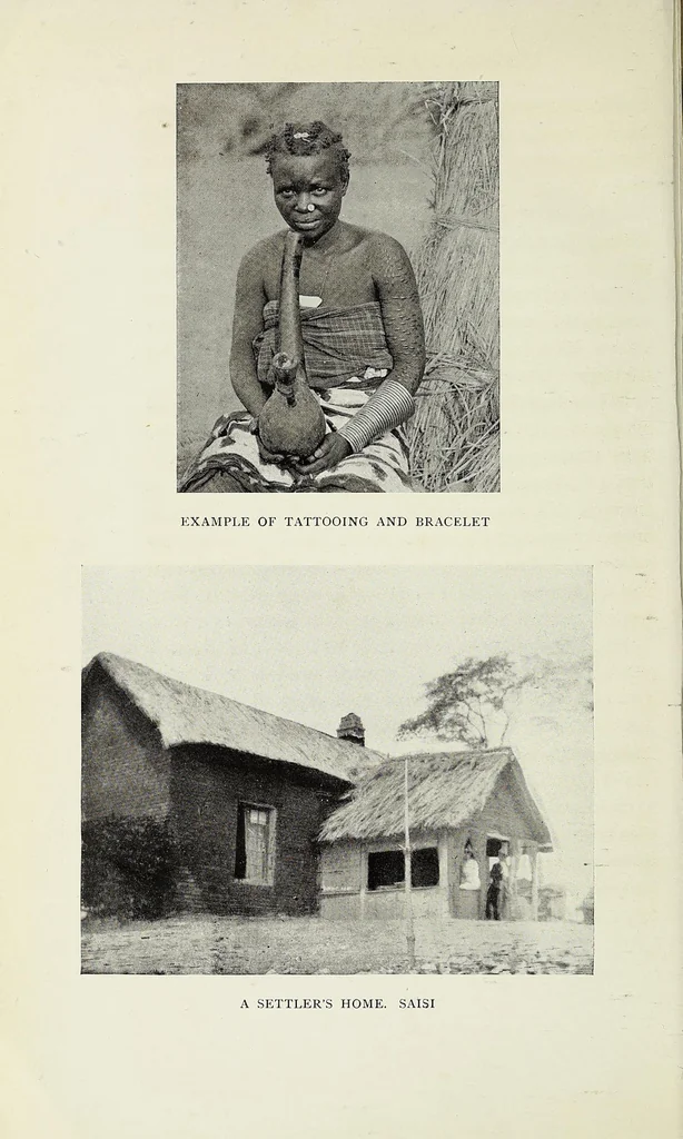 An illustration from A woman's trek from the Cape to Cairo, 1907, leaf 154