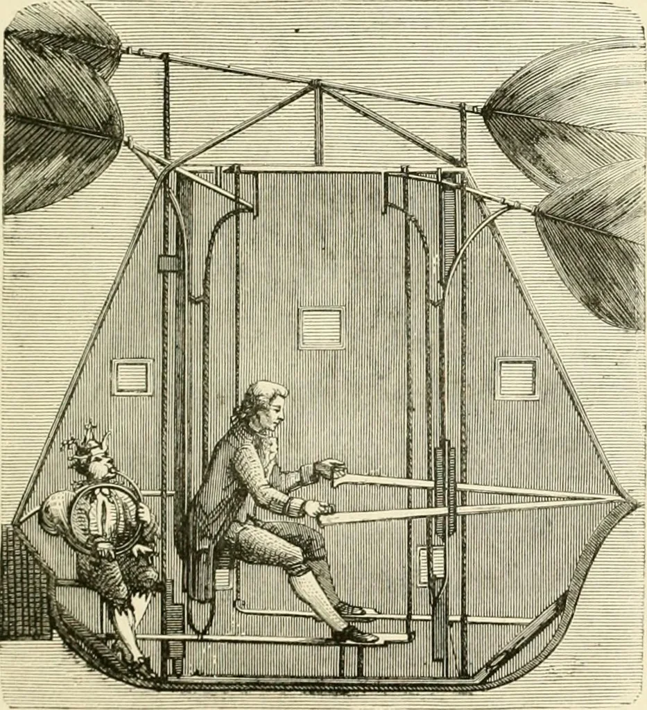 An illustration from Wonderful ballon ascents : or, The conquest of the skies. A history of balloons and balloon voyages, 1870, leaf 122