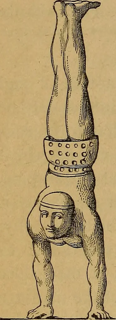 An illustration from Wonders of bodily strength and skill, in all ages and countries, 1885, leaf 153