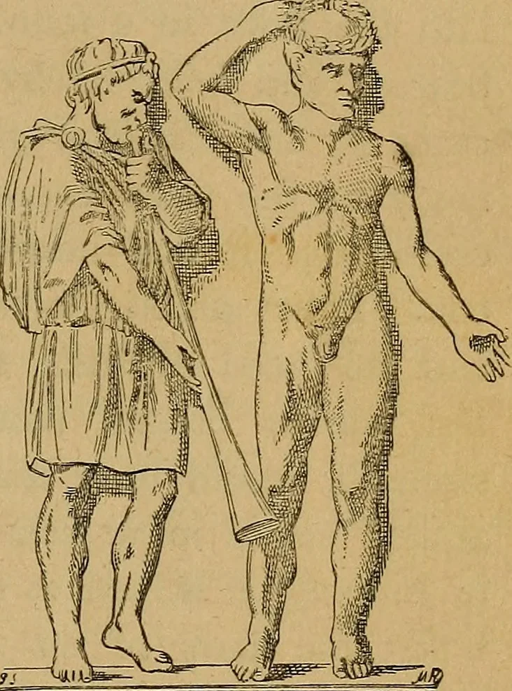 An illustration from Wonders of bodily strength and skill, in all ages and countries, 1885, leaf 16