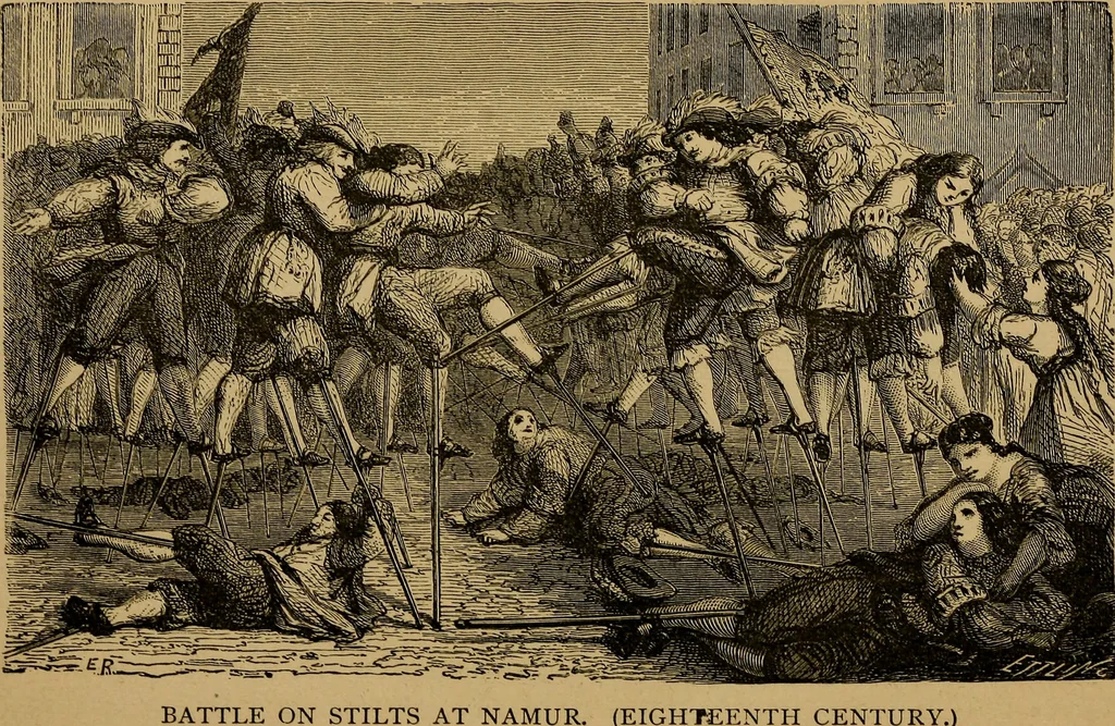 An illustration from Wonders of bodily strength and skill, in all ages and countries, 1885, leaf 244