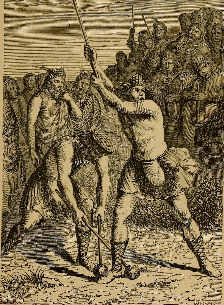 An illustration from Wonders of bodily strength and skill, in all ages and countries, 1885, leaf 72