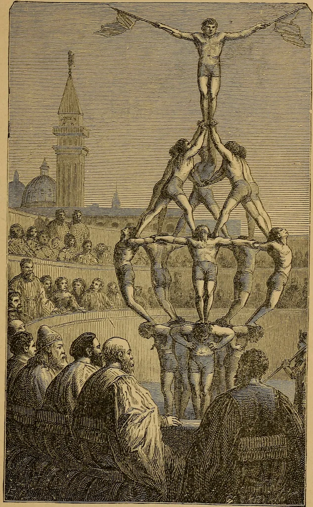 An illustration from Wonders of bodily strength and skill, in all ages and countries, 1885, leaf 86