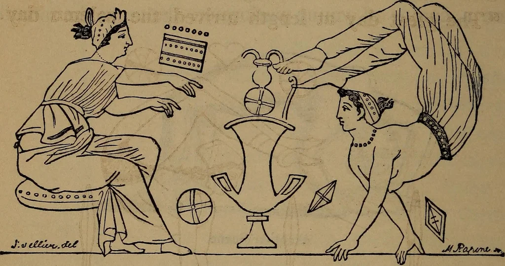 An illustration from Wonders of bodily strength and skill : in all ages and all countries, 1873, leaf 159