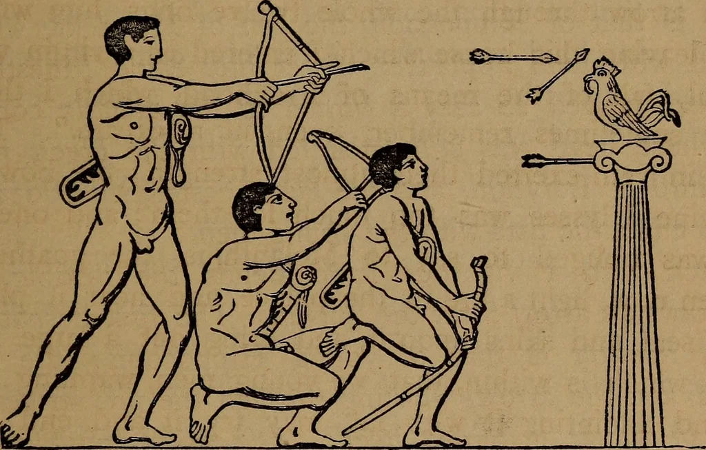 An illustration from Wonders of bodily strength and skill : in all ages and all countries, 1873, leaf 260