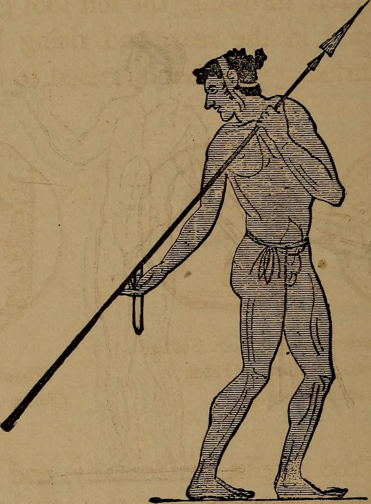 An illustration from Wonders of bodily strength and skill : in all ages and all countries, 1873, leaf 335