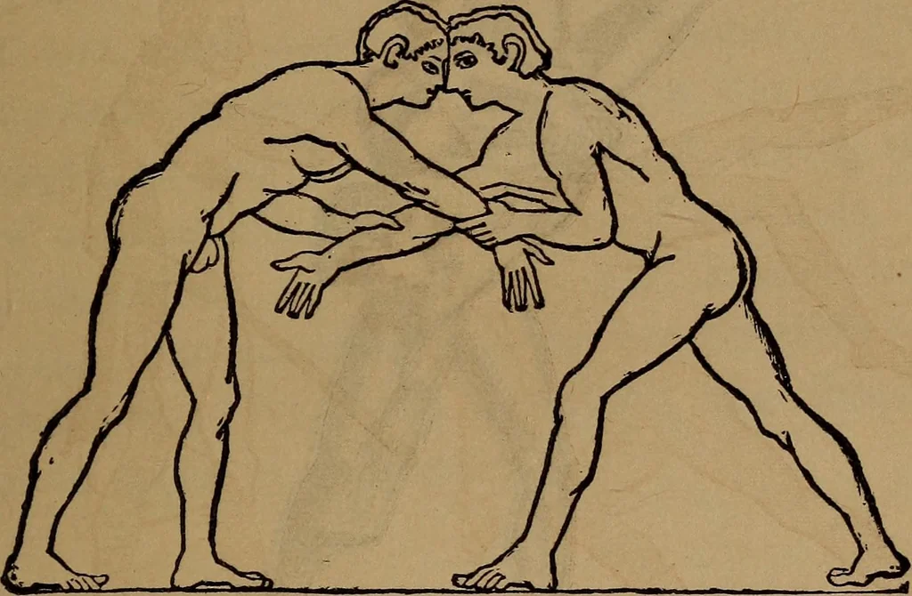 An illustration from Wonders of bodily strength and skill : in all ages and all countries, 1873, leaf 40
