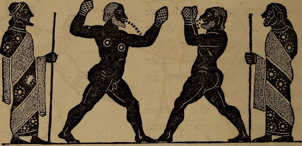An illustration from Wonders of bodily strength and skill : in all ages and all countries, 1873, leaf 47