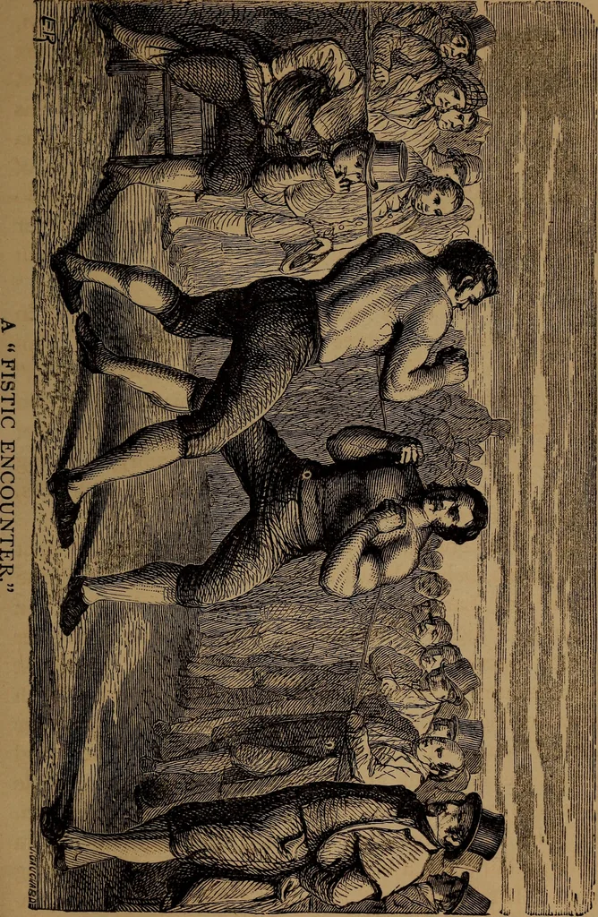 An illustration from Wonders of bodily strength and skill : in all ages and all countries, 1873, leaf 72