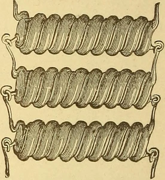 An illustration from Wonders of electricity, 1872, leaf 231