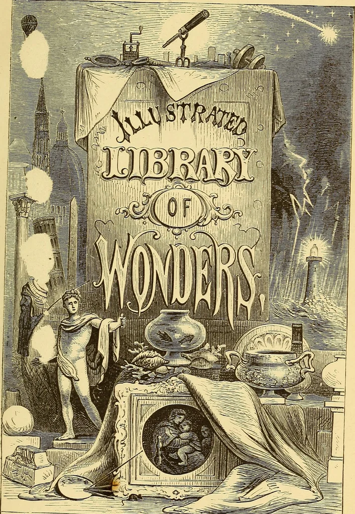 An illustration from Wonders of electricity, 1872, leaf 6