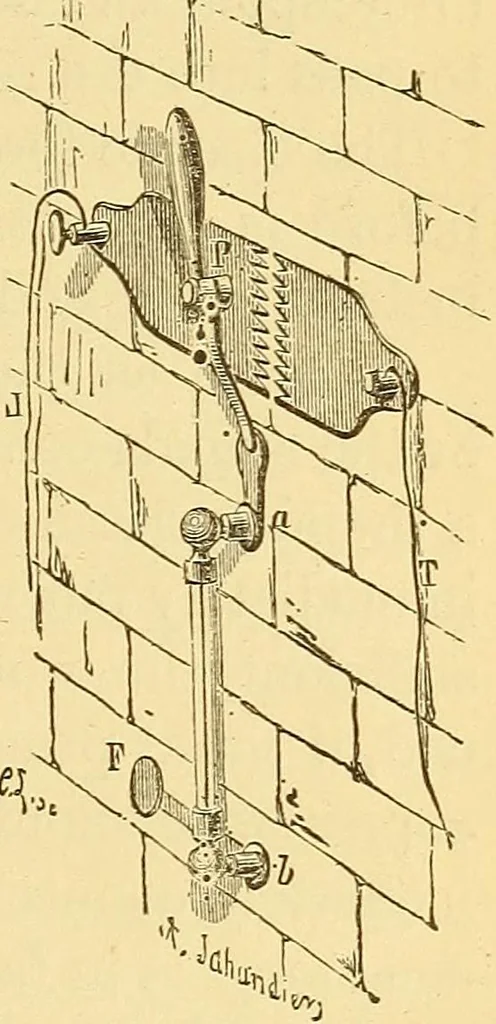 An illustration from Wonders of electricity, 1872, leaf 70