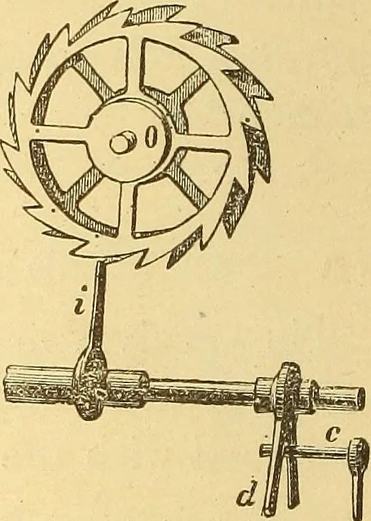 An illustration from Wonders of electricity, 1872, leaf 91