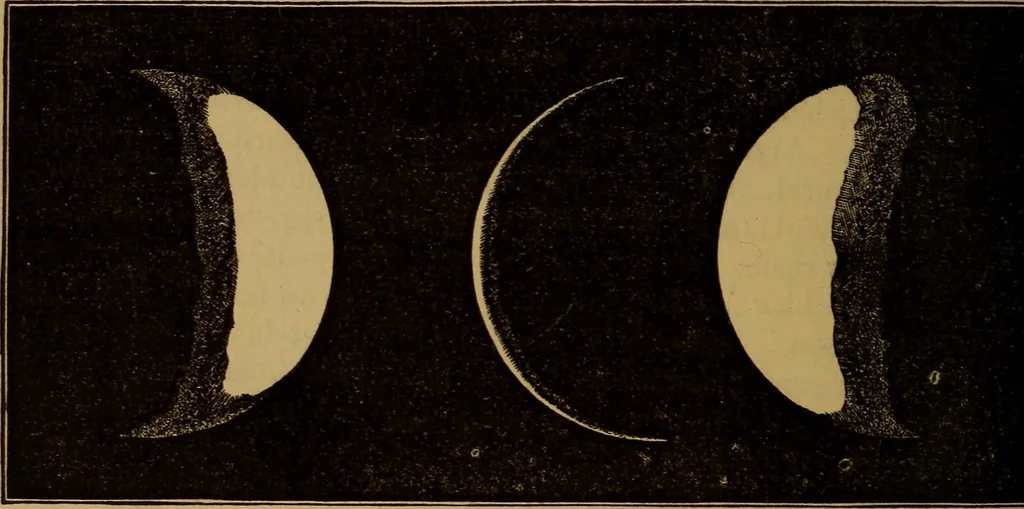 An illustration from The wonders of the heavens, 1871, leaf 171