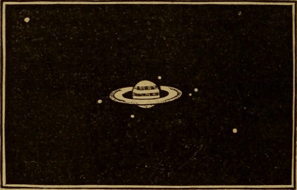An illustration from The wonders of the heavens, 1871, leaf 189