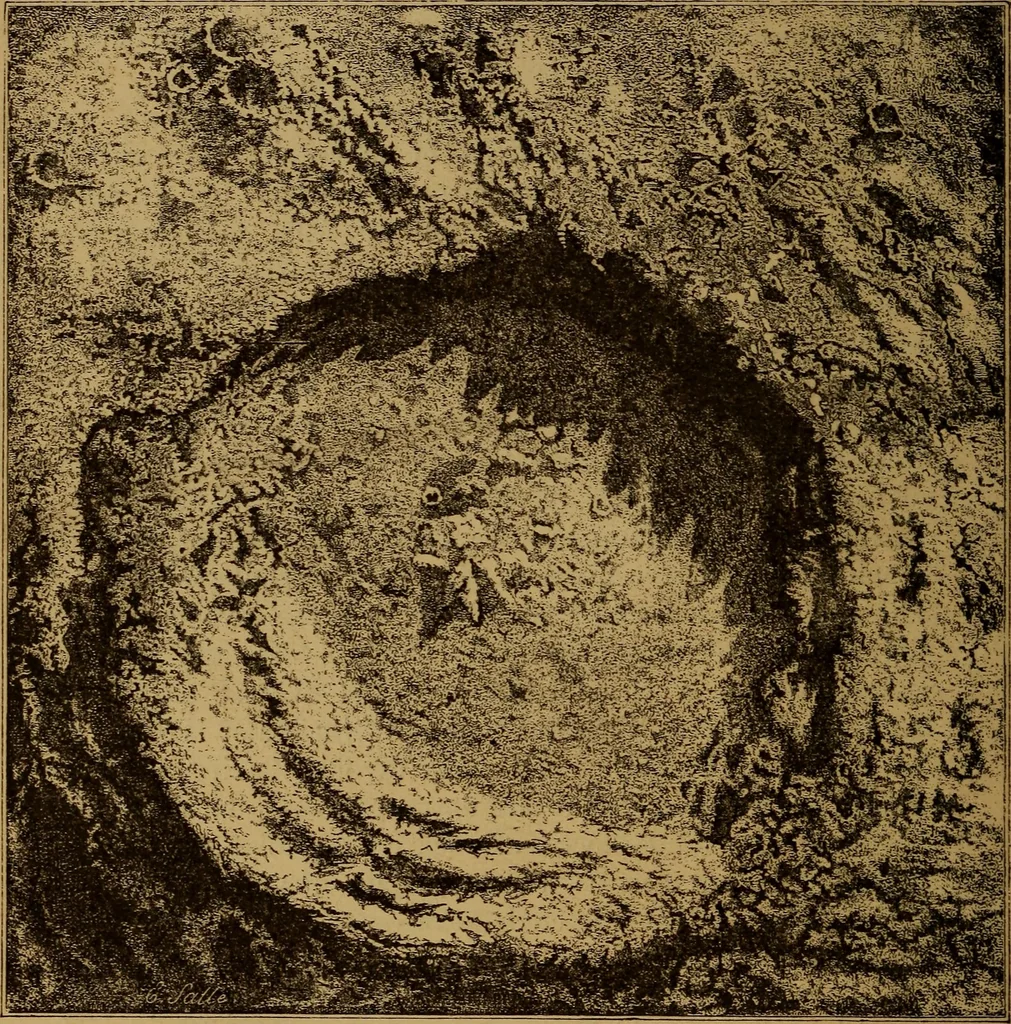 An illustration from The wonders of the heavens, 1871, leaf 261
