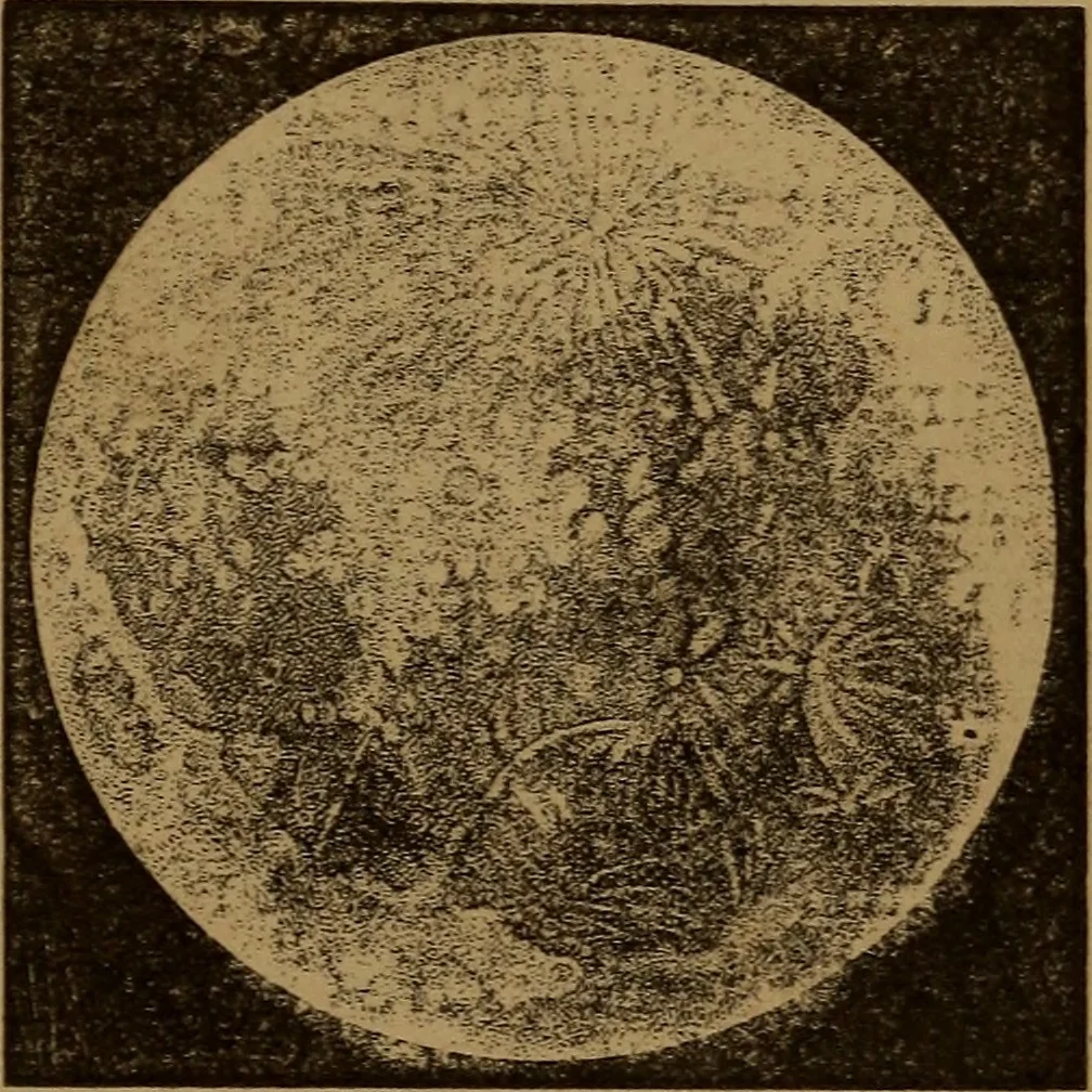 An illustration from The wonders of the heavens, 1871, leaf 266