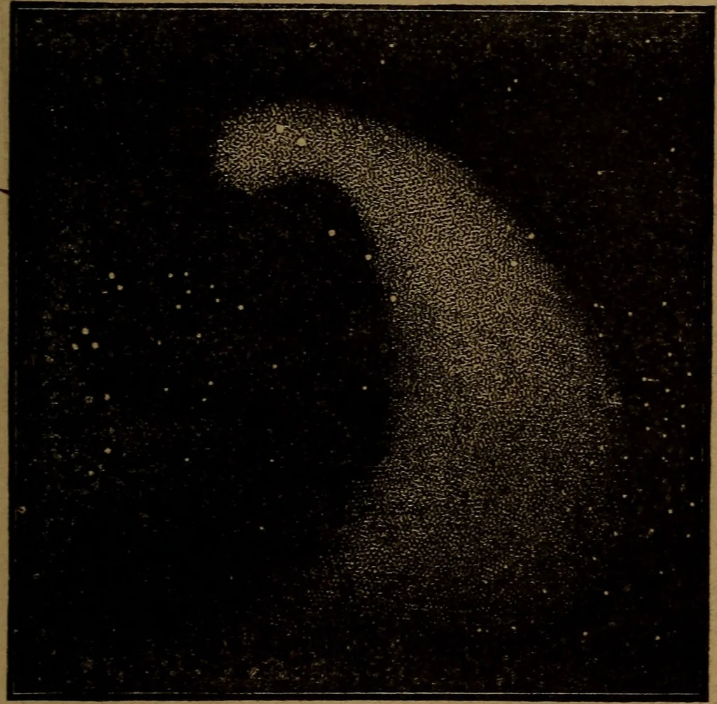 An illustration from The wonders of the heavens, 1871, leaf 42