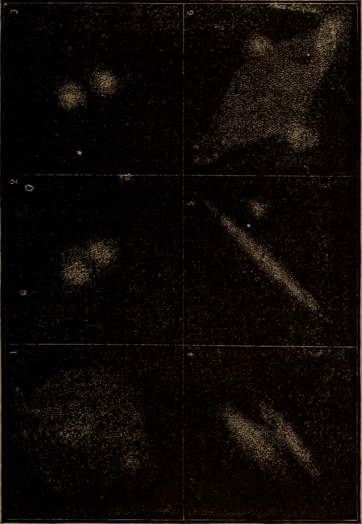 An illustration from The wonders of the heavens, 1871, leaf 44