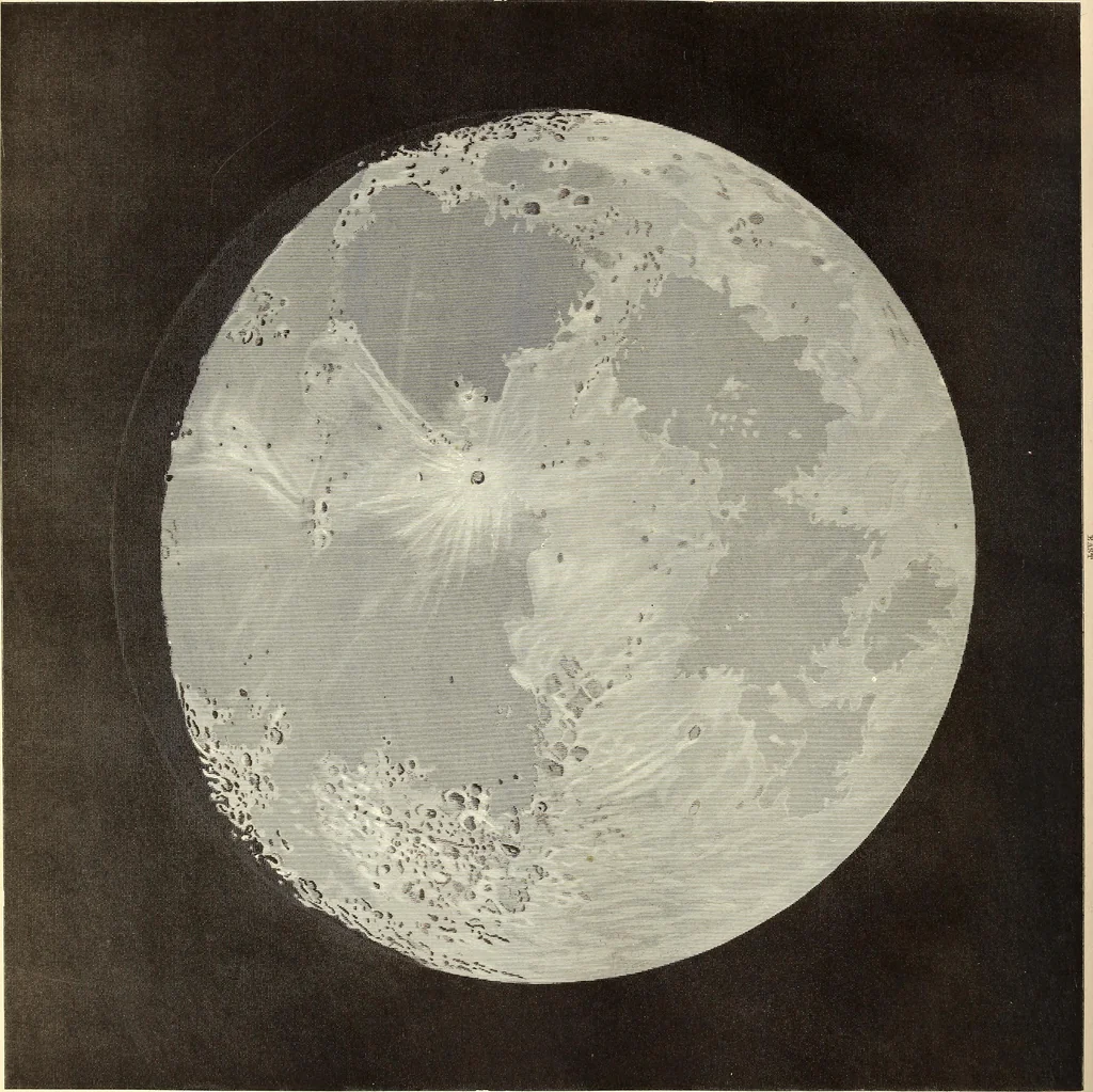 An illustration from The wonders of the heavens, being a popular view of astronomy, including a full illustration of the mechanism of the heavens; embracing the sun, moon, and stars, with descriptions of the planets, comets, fixed stars, double stars, the constellations, the galaxy, or milky-way, the zodiacal light, aurora borealis, or norhtern lights, meteors, clouds, falling stars, aërolites, &c, 1837, leaf 168