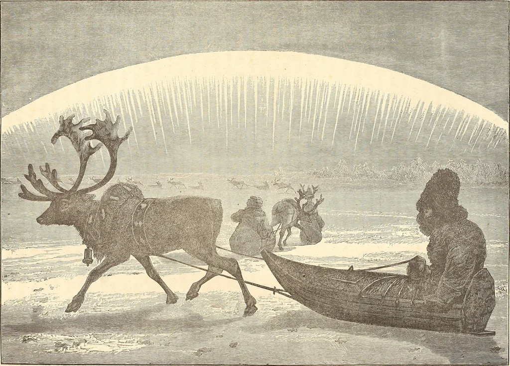 An illustration from The wonders of the heavens, being a popular view of astronomy, including a full illustration of the mechanism of the heavens; embracing the sun, moon, and stars, with descriptions of the planets, comets, fixed stars, double stars, the constellations, the galaxy, or milky-way, the zodiacal light, aurora borealis, or norhtern lights, meteors, clouds, falling stars, aërolites, &c, 1837, leaf 362