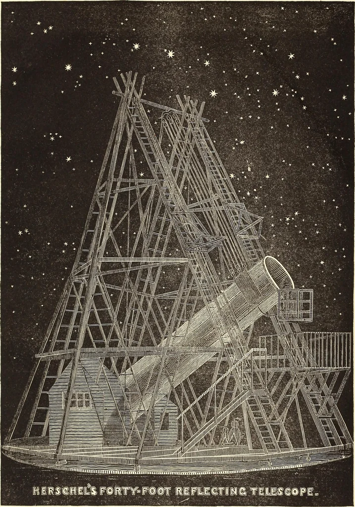An illustration from The wonders of the heavens, being a popular view of astronomy, including a full illustration of the mechanism of the heavens; embracing the sun, moon, and stars, with descriptions of the planets, comets, fixed stars, double stars, the constellations, the galaxy, or milky-way, the zodiacal light, aurora borealis, or norhtern lights, meteors, clouds, falling stars, aërolites, &c, 1837, leaf 5