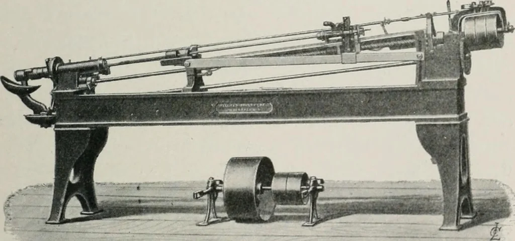 An illustration from The wonders of modern mechanism. A résumé of recent progress in mechanical, physical, and engineering science, 1896, leaf 110