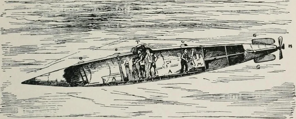 An illustration from The wonders of modern mechanism. A résumé of recent progress in mechanical, physical, and engineering science, 1896, leaf 132